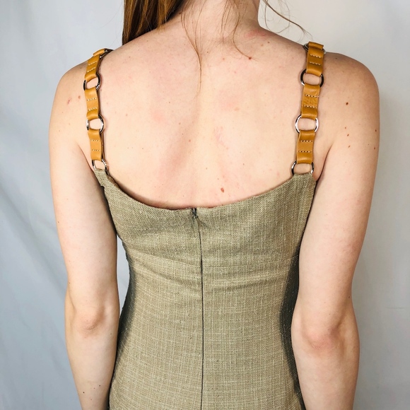 Michael Kors Collection Tweed Leather Dress 0507 - Picture 4 of 8